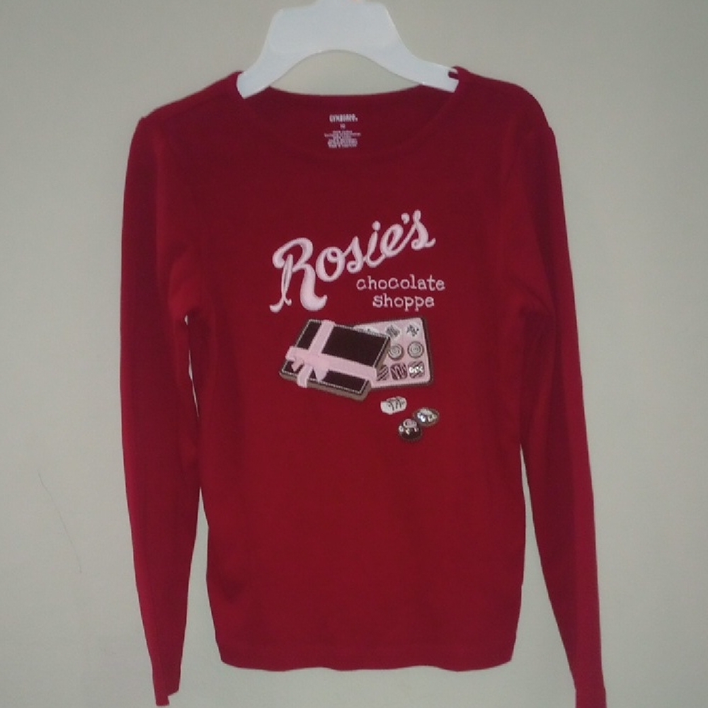 Price🔽Gymboree Dark Red Cotton Tee